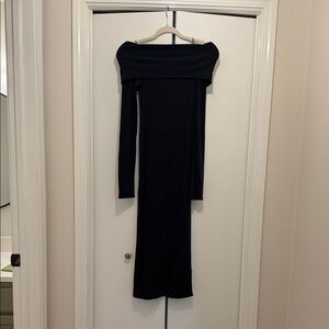 Zara Black Long Sleeve Dress